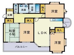 ブリアンハイツの間取り画像
