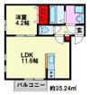 リテラ高宮東の間取り画像