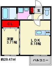 キーワイドの間取り画像