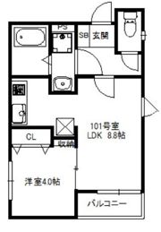 SEED茶山Iの間取り画像