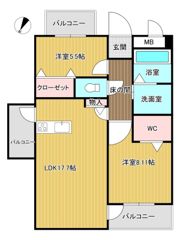 横手はなみずきの間取り画像