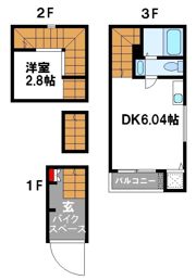 ガレット名島の間取り画像