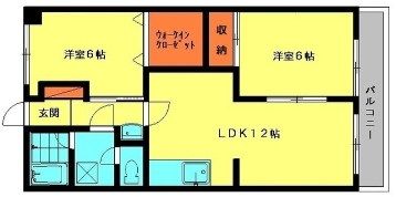 オリエンタルハイツの間取り画像