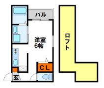 コンフォルテ二日市の間取り画像