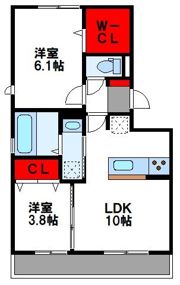 Bell Demeure A棟の間取り画像
