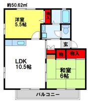 ラフォーレ原田Nの間取り画像