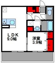 ラ・ルート若宮の間取り画像