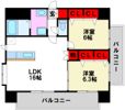 シャルマンパーク若江の間取り画像