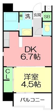 ウィステリア桜坂ヒルズの間取り画像