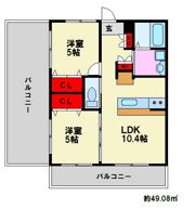 プレシャス長丘の間取り画像