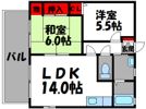 ヴェルハイムIIの間取り画像