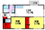 ティアラ塔原の間取り画像