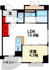 ハイライズ ミチホの間取り画像