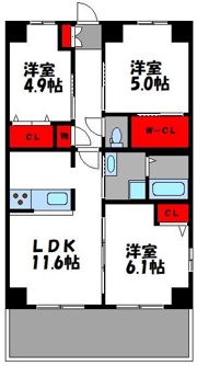 グランドールKONOMIの間取り画像