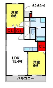 サーフウェーブの間取り画像