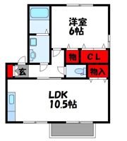 リビングタウンYOUTH A棟の間取り画像