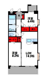 モンテアンビシオンの間取り画像