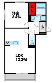 フロイデ仲原の間取り画像