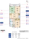 ハイム高宮の間取り画像