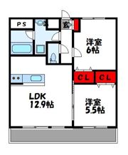 カーサアヴィエントの間取り画像
