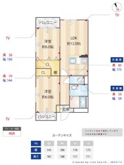 コンフォール別府の間取り画像