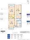 コンフォール別府の間取り画像