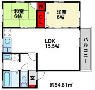 MAY美しが丘の間取り画像