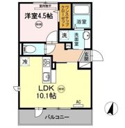 D-room別府駅前の間取り画像
