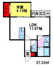 Br上古賀の間取り画像