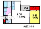 Br上古賀の間取り画像