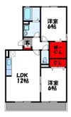 セジュールトーC棟の間取り画像