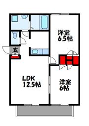 レジオンドヌールA棟の間取り画像