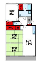 レジデンスウィステリア24の間取り画像
