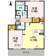 ルーチェ別府の間取り画像
