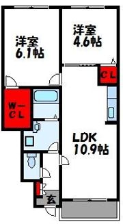 アルカンシェル宮前 A棟の間取り画像