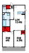 D-room原町の間取り画像