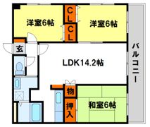 セントラルビュー英の間取り画像