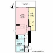 ville village大名 A棟の間取り画像