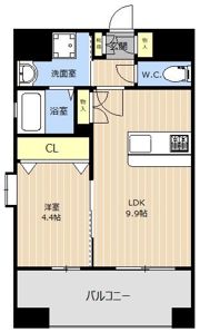 LIBTH別府の間取り画像