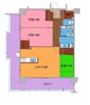 ニューガイア福岡東の間取り画像