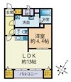 蓮葉マンションの間取り画像