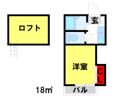 サンウイング二日市の間取り画像