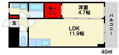 ウィステリアの間取り画像