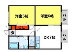 アムールfの間取り画像