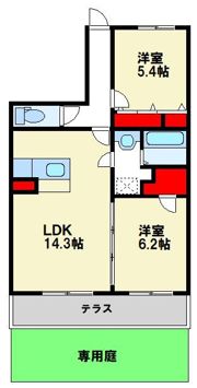 La Pre’valoir（ラ プリヴェール）の間取り画像