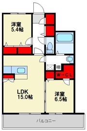 La Pre’valoir（ラ プリヴェール）の間取り画像
