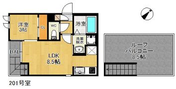 Grandtic F 香椎の間取り画像