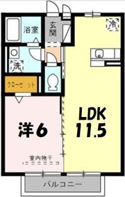 セゾン・ランタナの間取り画像