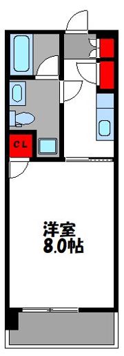 パークアクシス六本松の間取り画像