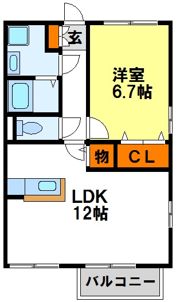 コスモアネックスの間取り画像